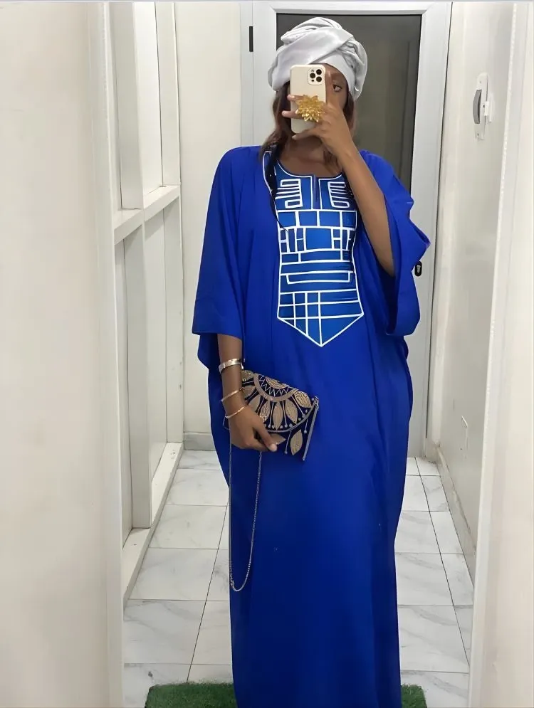 Boubou de femme bleu.webp